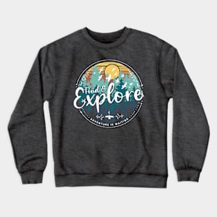 Find and explore vintage sunset Crewneck Sweatshirt